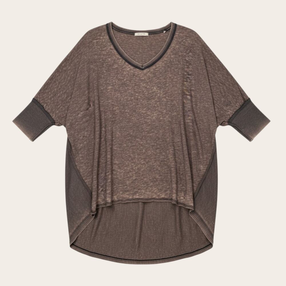 SOLD - WE THE FREE People Pullover Acid Washed Circle in the Sand Boho Small